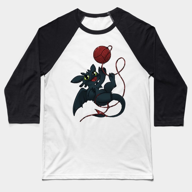 Dragons just wanna get fun! Baseball T-Shirt by nnHisel19